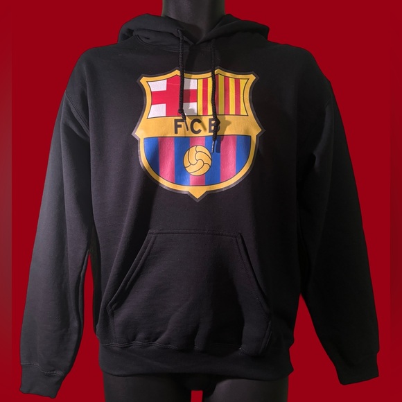 FC BARCELONA , SIZE SMALL , HOODIE - Picture 1 of 3